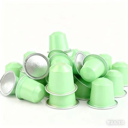 Custom OEM Instant Matcha Powder Capsules Pods Mini Cups high quality
